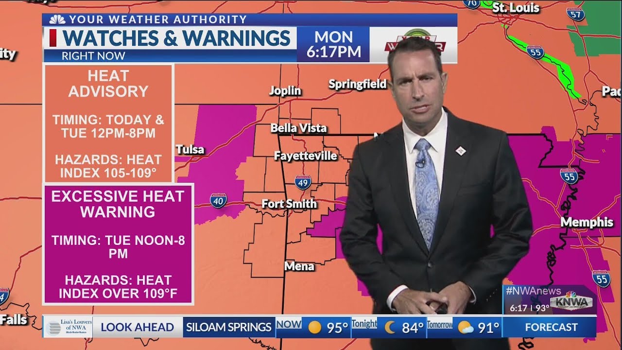KNWA Weather at 6pm