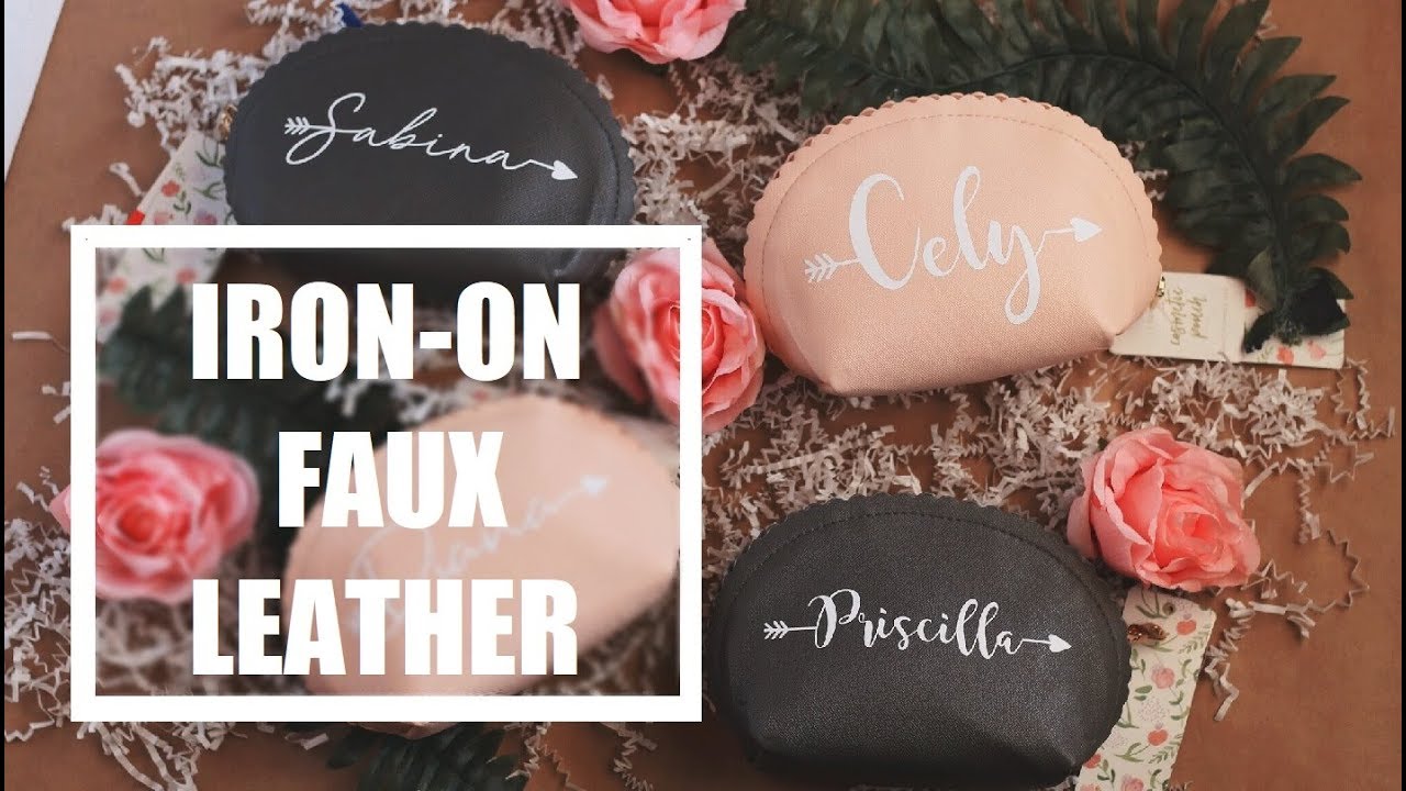 Iron On Faux Leather