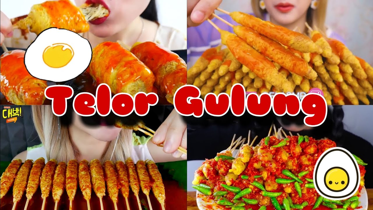 NGILERR🤤‼️Mukbang Telor Gulung (Kompilasi Mukbang ASMR)
