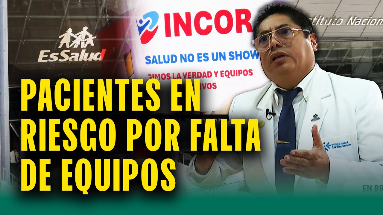 Instituto del corazón más importante del Perú no tiene equipos para sus pacientes