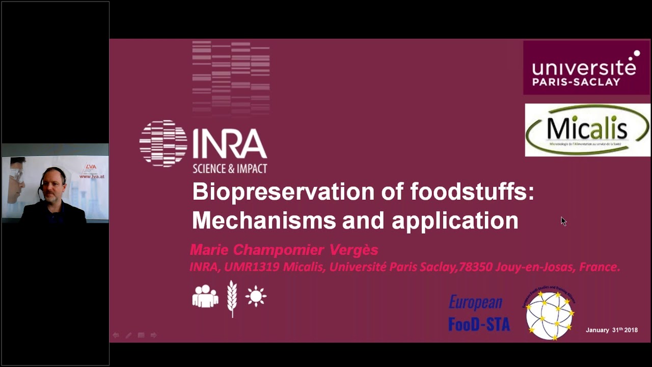 EuFooD STA Webinar 'Biopreservation of foodstuffs  mechanisms and applications'
