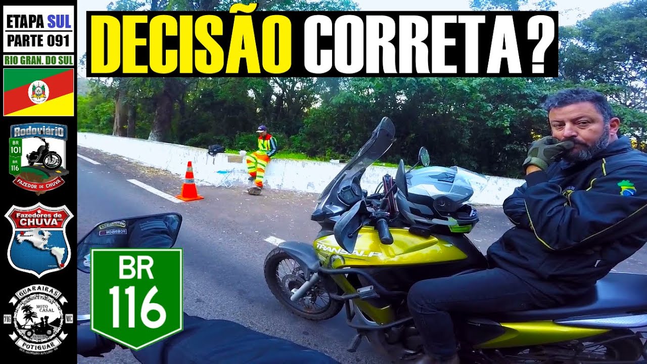 SUL 091: De PICADA CAFÉ/RS até CAXIAS DO SUL/RS pela BR-116, ROTA ROMÂNTICA, VIAGEM DE MOTO #br116