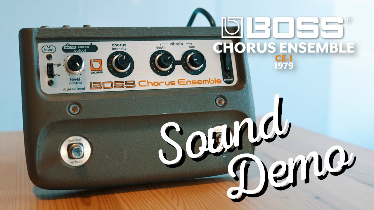 BOSS CE-1 Chorus Ensemble   // The Original Chorus Sound