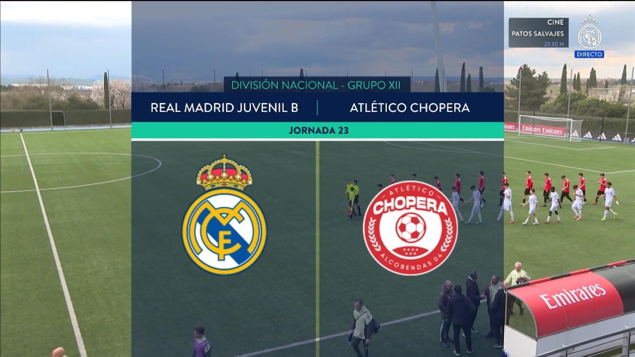 Real Madrid Juvenil B - Atlético Chopera (J23 - División Nacional Juvenil) - RMTV