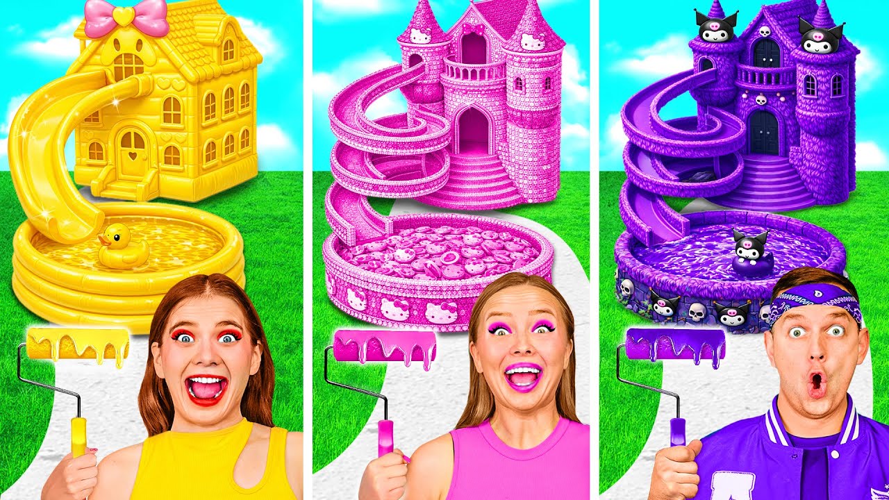 Домики Одного Цвета Челлендж | Весёлые Идеи Для Декора от Crazy DO