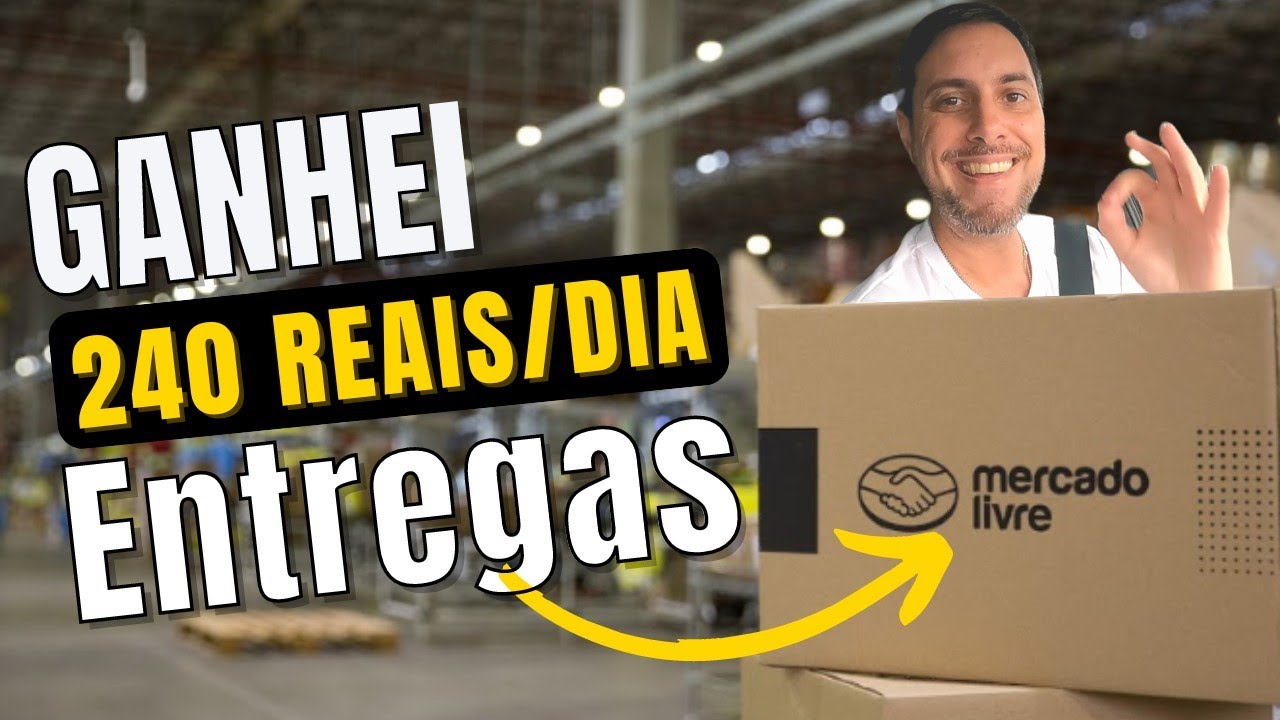 🔵 Como TRABALHAR de Entregador do Mercado Livre? Quanto ganha?
