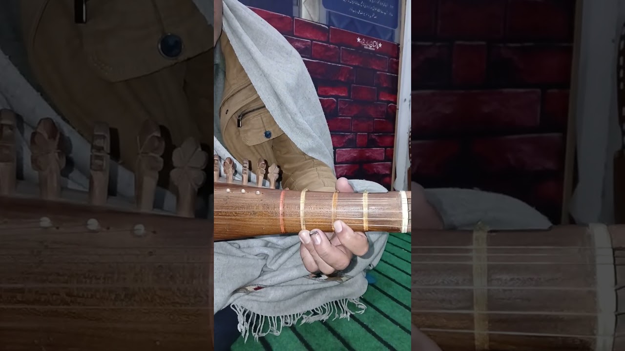 Rabab tuning and pushto song gul de pa zulfu learning slow motion with basic 