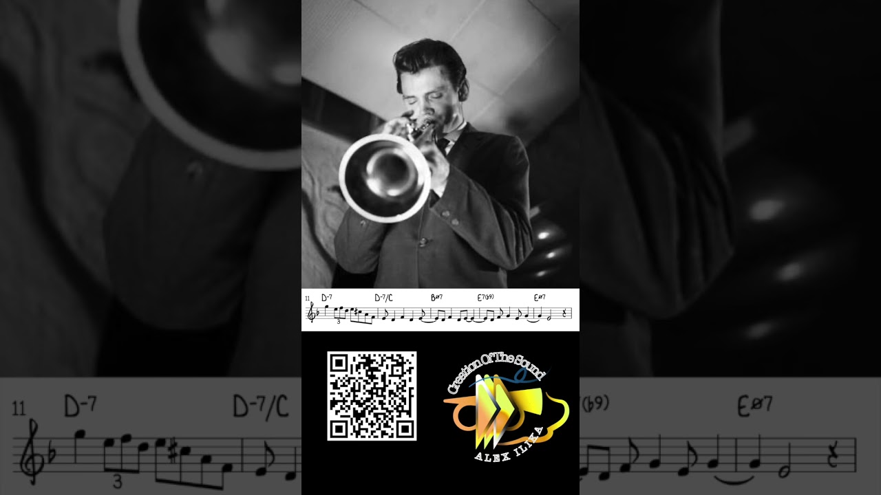 #chetbaker #solo #jazz #transcription #trumpet  I Fall In Love Too Easy🎺🎺🎺🎺🎺 #music #brass