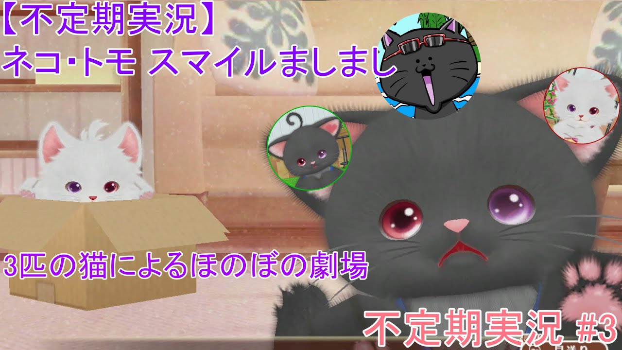 【不定期実況】ネコ・トモ スマイルましまし #3【猫は猫に癒されたい】