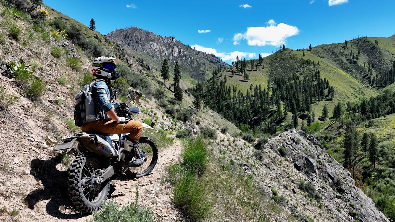 Trekking Into a Scenic Ravine Deep in the Rocky Mountain Backcountry