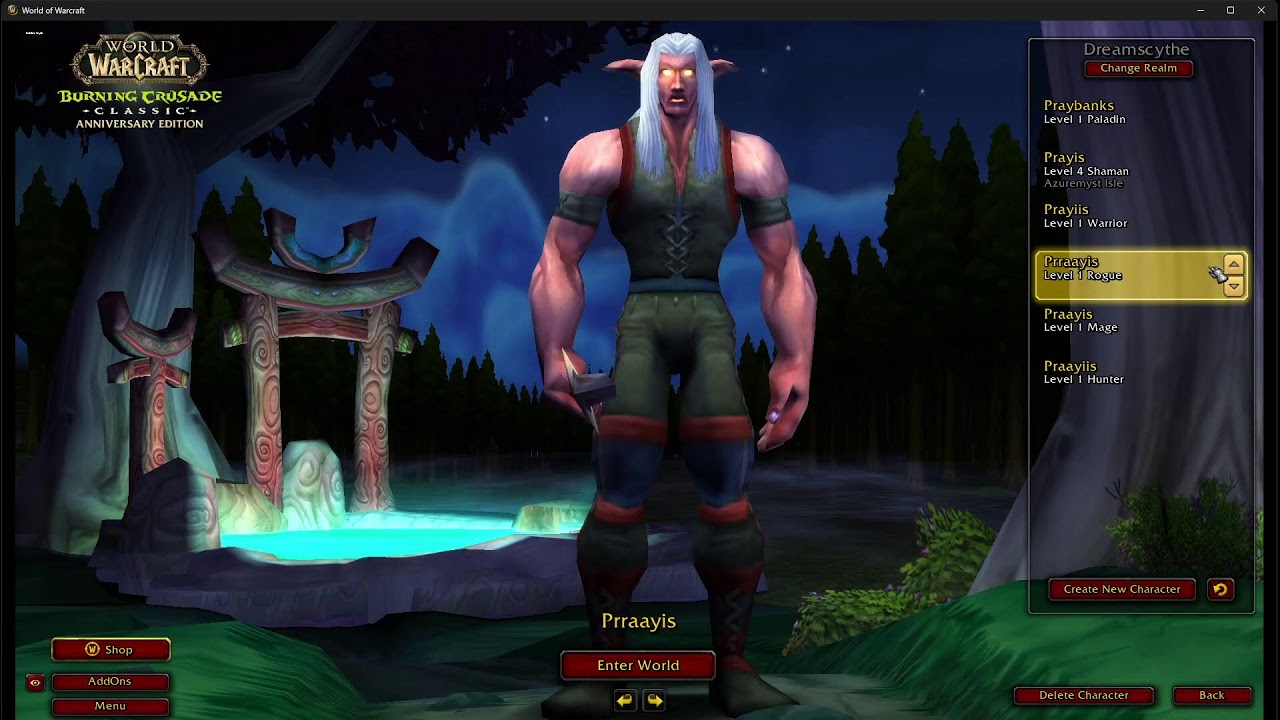 WoW TBC Restart