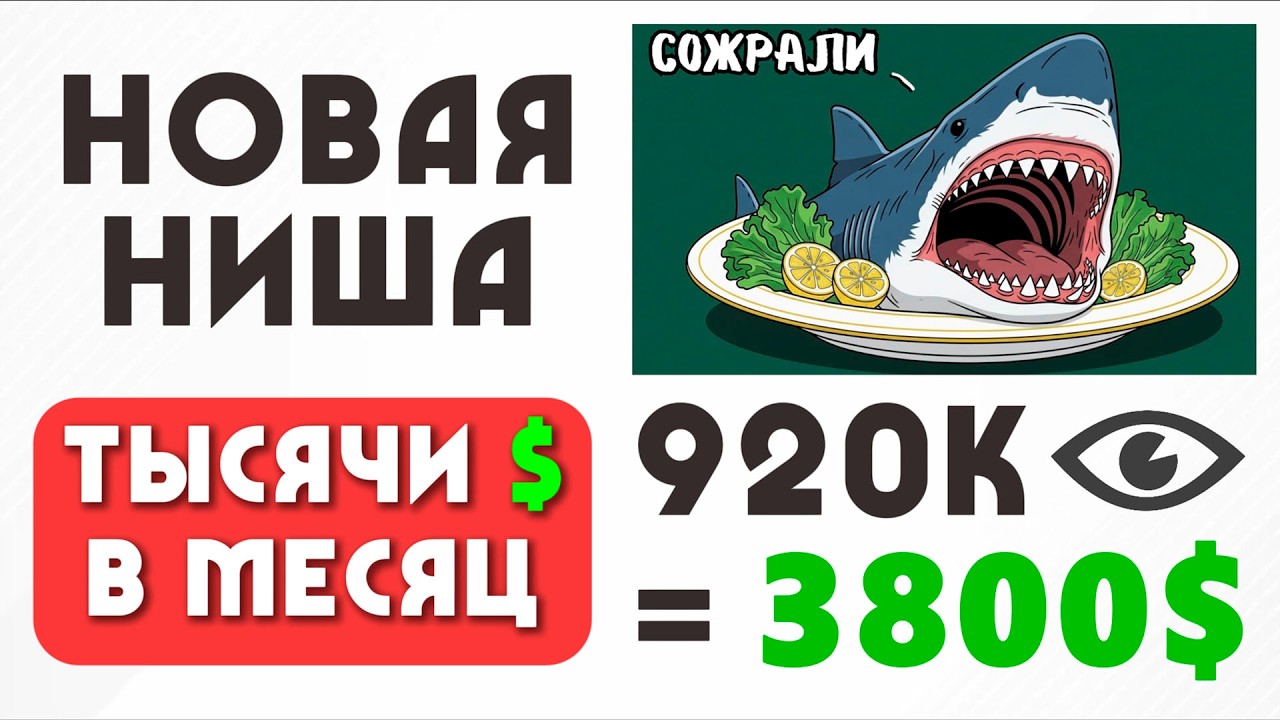 ЭТА НИША ПРИНЕСЕТ ТЕБЕ ТЫСЯЧИ ДОЛЛАРОВ НА АМЕРИКАНСКОМ ЮТУБЕ