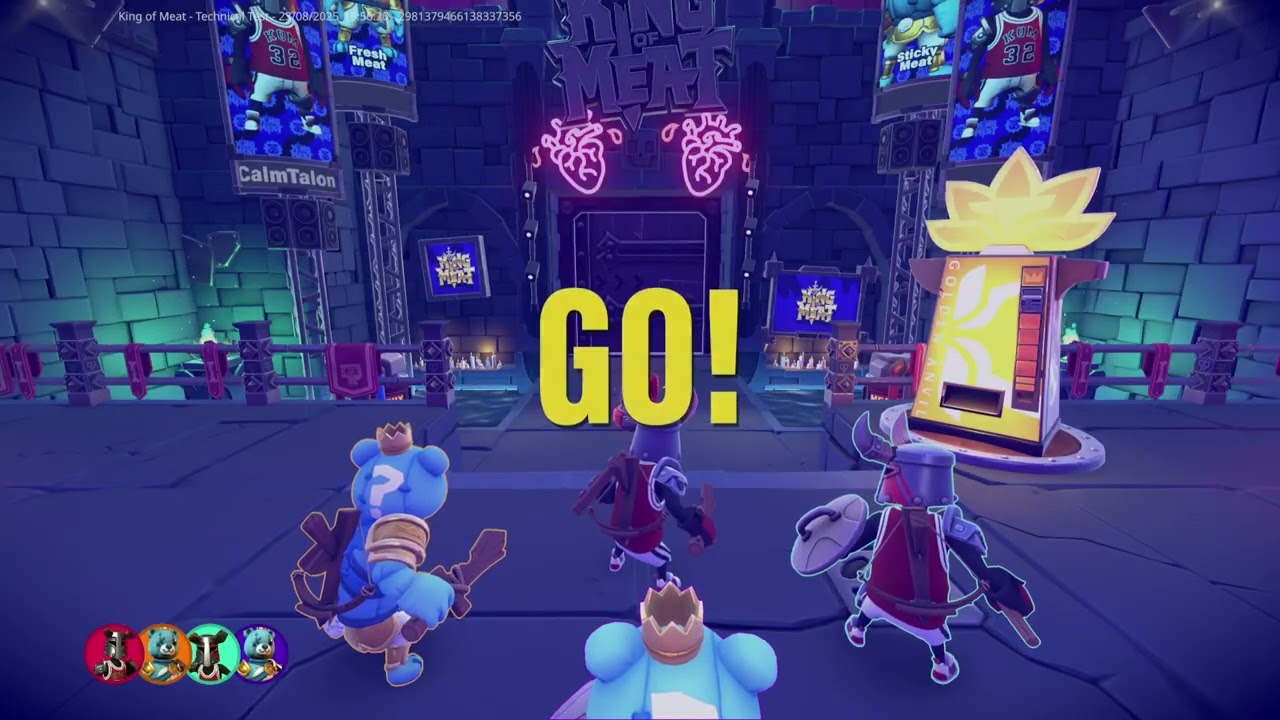King of meat - Hilarious hack n slash multiplayer. Playtest Gameplay. PS5
