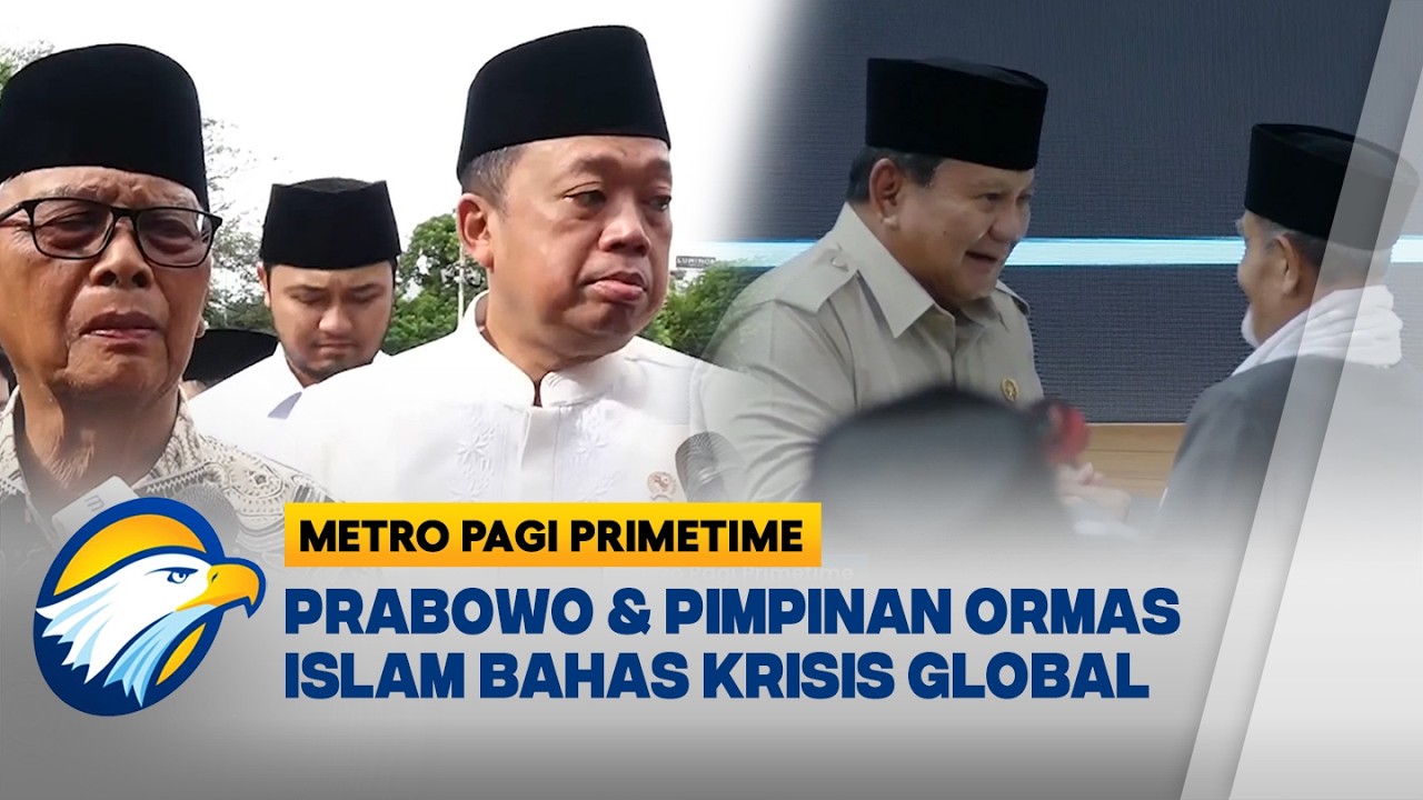 Presiden dan Pimpinan Ormas Islam Bahas Timur Tengah - [Metro Pagi Primetime]