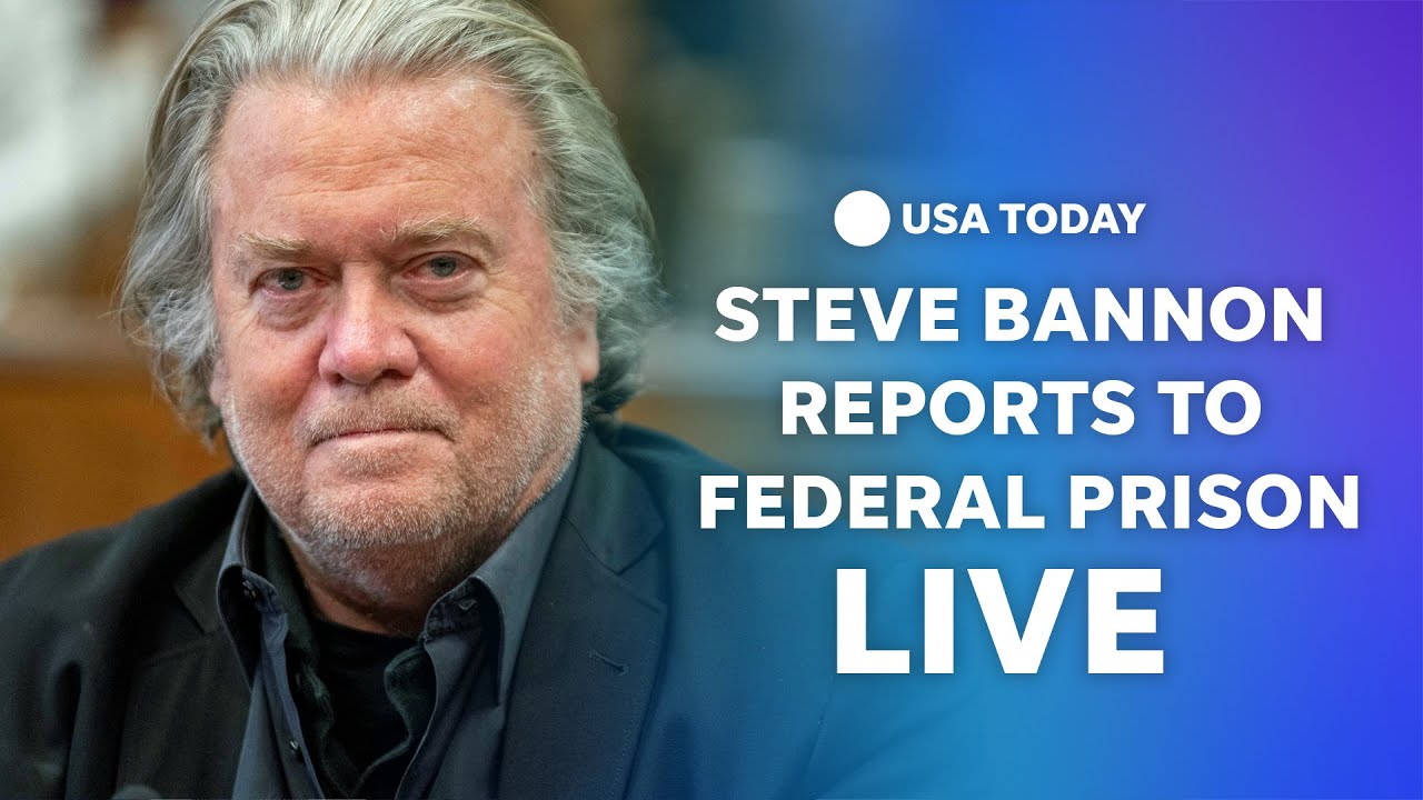 WATCH LIVE: Steve Bannon reports to federal prison