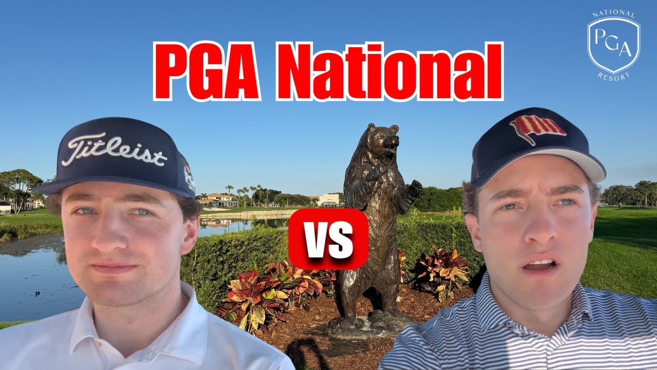 9 лунок на поле для гольфа PGA National (The Bear Trap)
