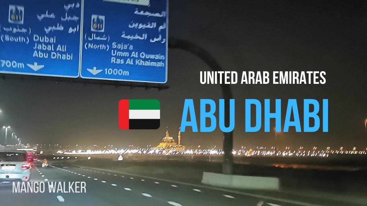 Abu Dhabi - Scenic Drive. Grand Mosque, Emirate Palace. #oneworld #onepeople #travel