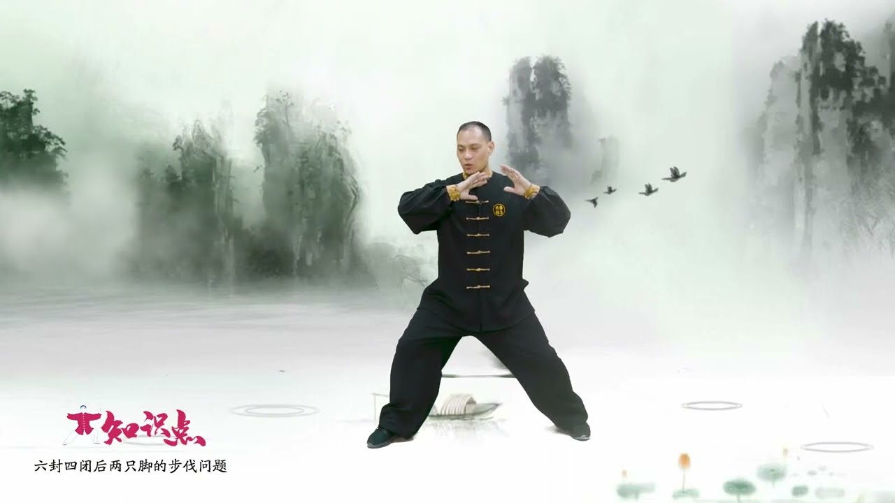 揭秘太极拳六封四闭脚部动作！讲得太清楚了！