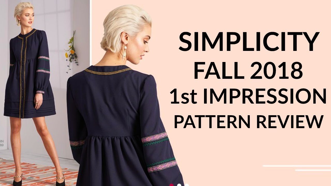 Simplicity Fall 2018 Pattern Collection  |  1st Impression
