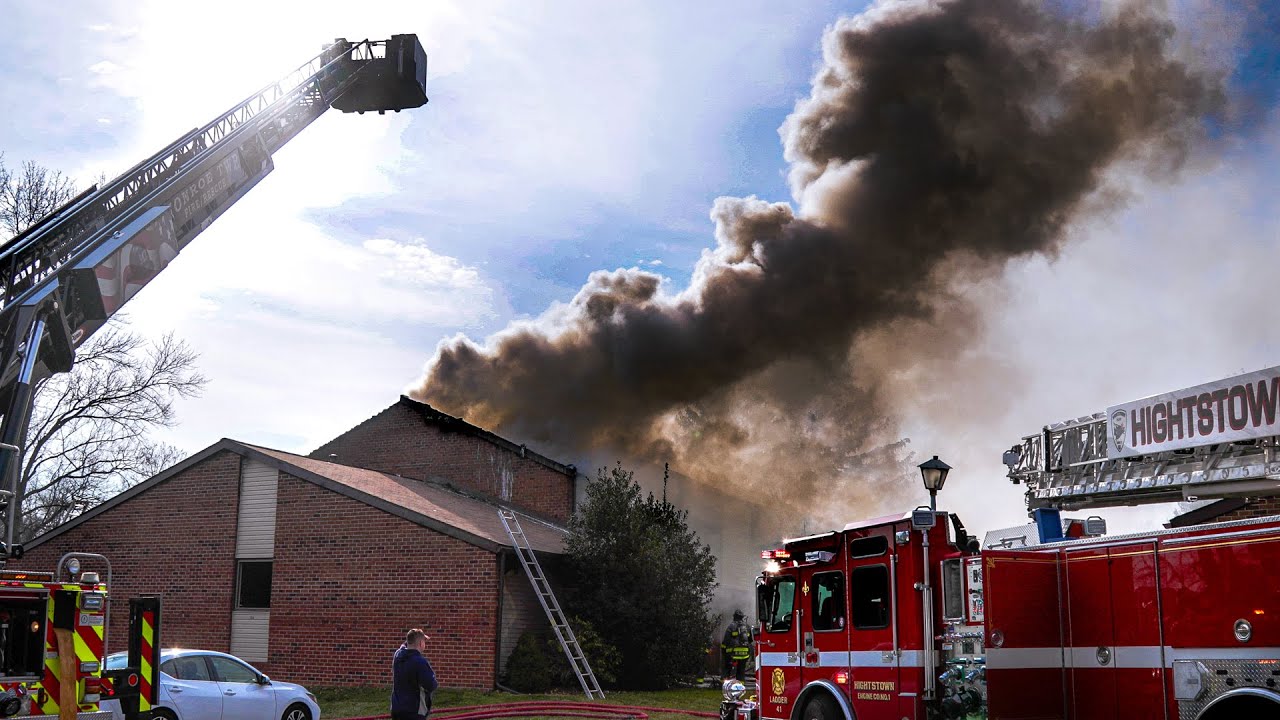 3 ALARM STRUCTURE FIRE (EXPLOSION & COLLAPSE) East Windsor, New Jersey 3/5/22
