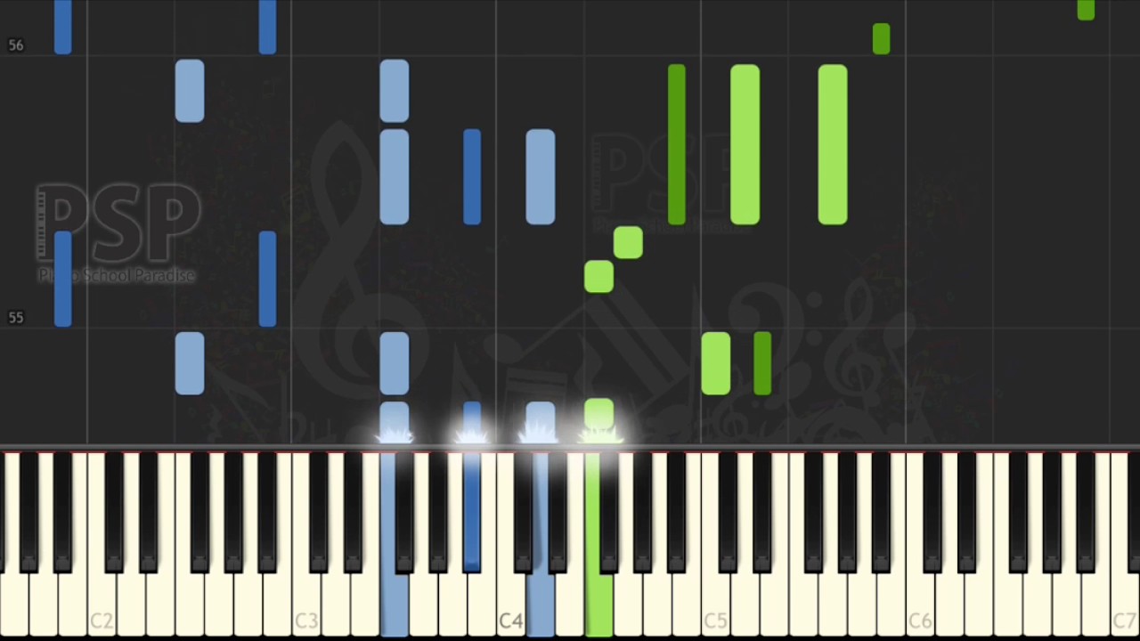 [ Piano Solo Tutorial ] Jelly Roll Morton - New Orleans Blues  (synthesia classical)