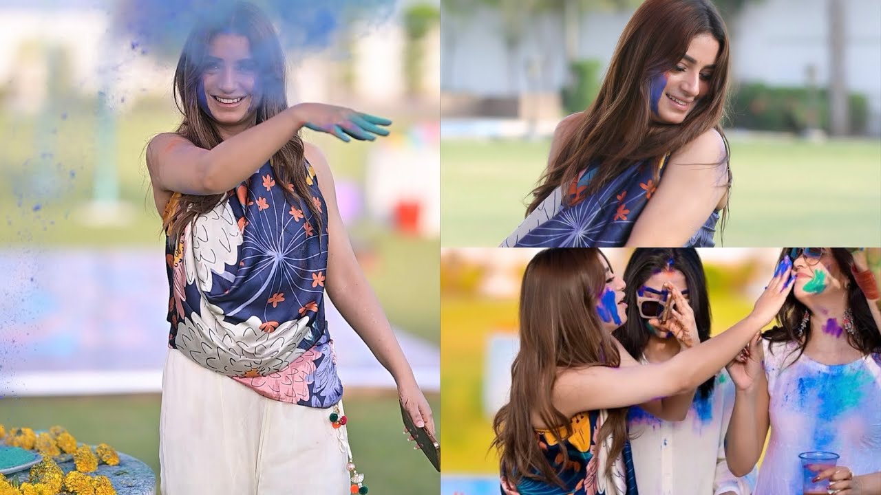 Arisha Celebrating HOLI in Pakistan 🥂😻✨| #arishajee #holi