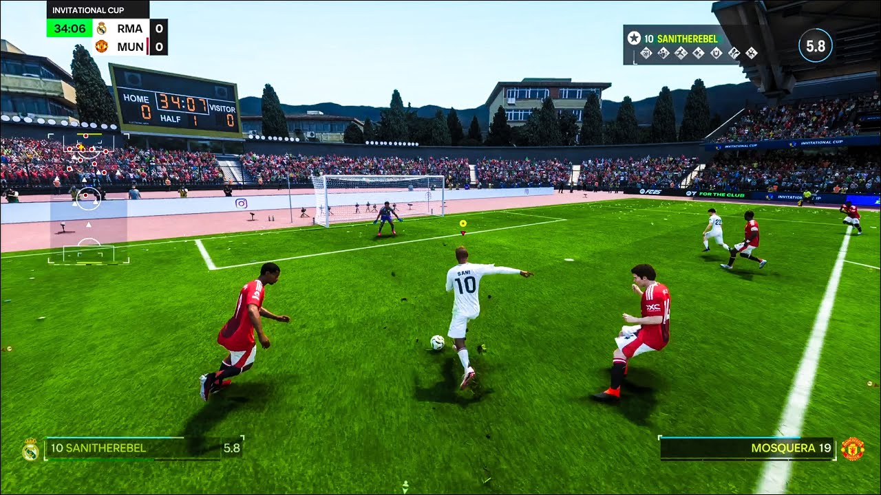 PRO Camera settings | EA SPORTS FC 25 Player career Real Madrid