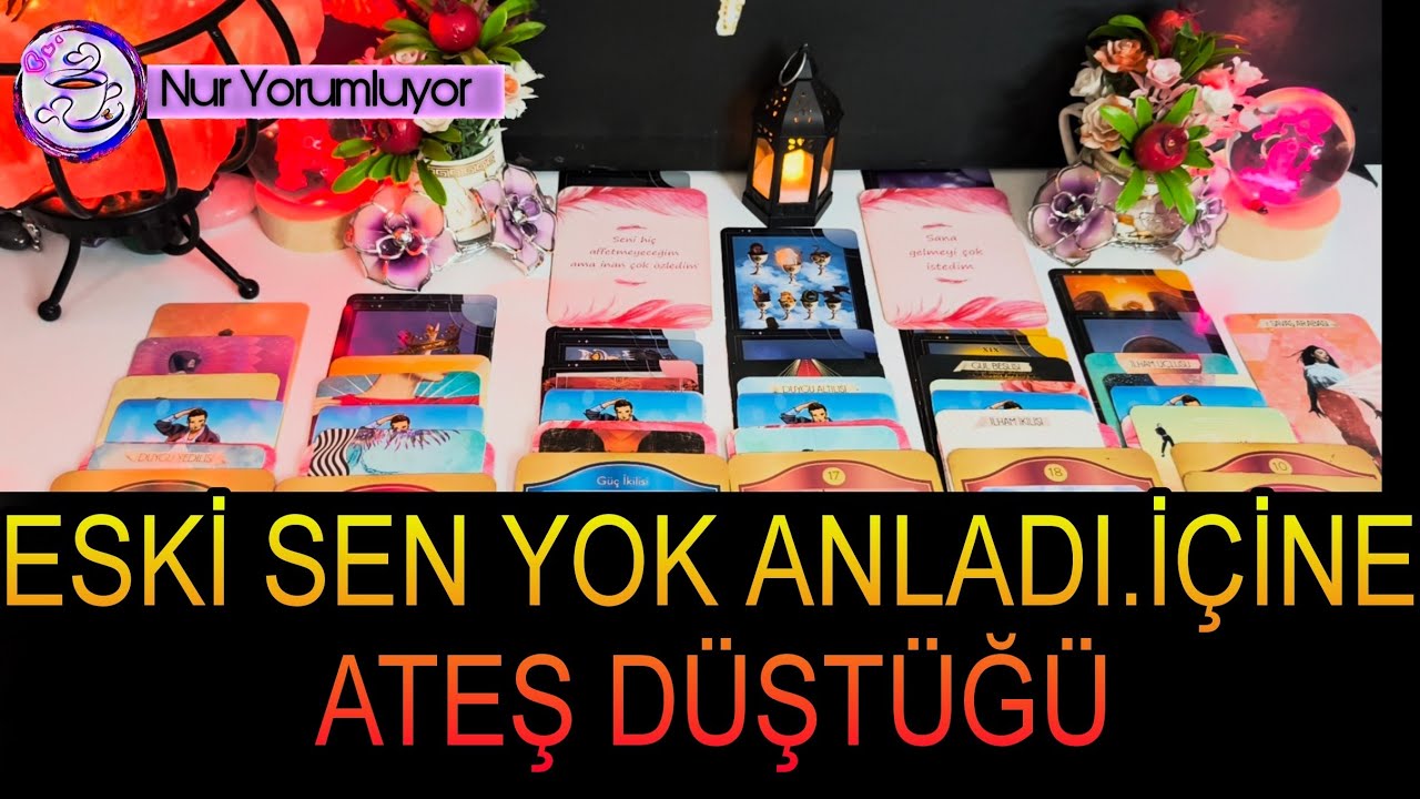 SENSİZ HAYATI NASIL ⁉️NE YAŞIYOR🔮 GERİ ÇEKİLMEN ONU NASIL ETKİLEDİ⁉️#tarot #keşfet
