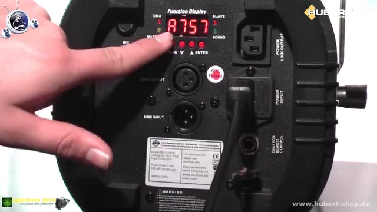 Video Test  - American DJ Revo Rave Teil 1
