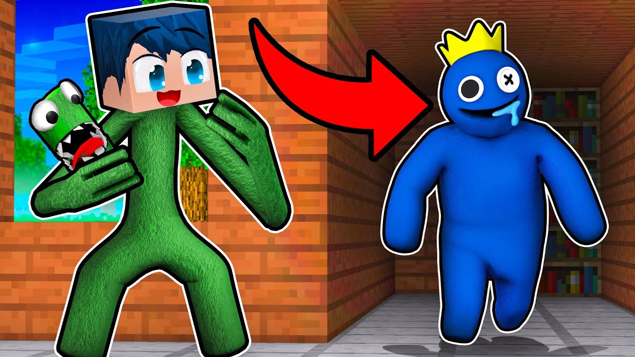 MI SONO TRASFORMATO IN GREEN SU RAINBOW FRIENDS - MINECRAFT
