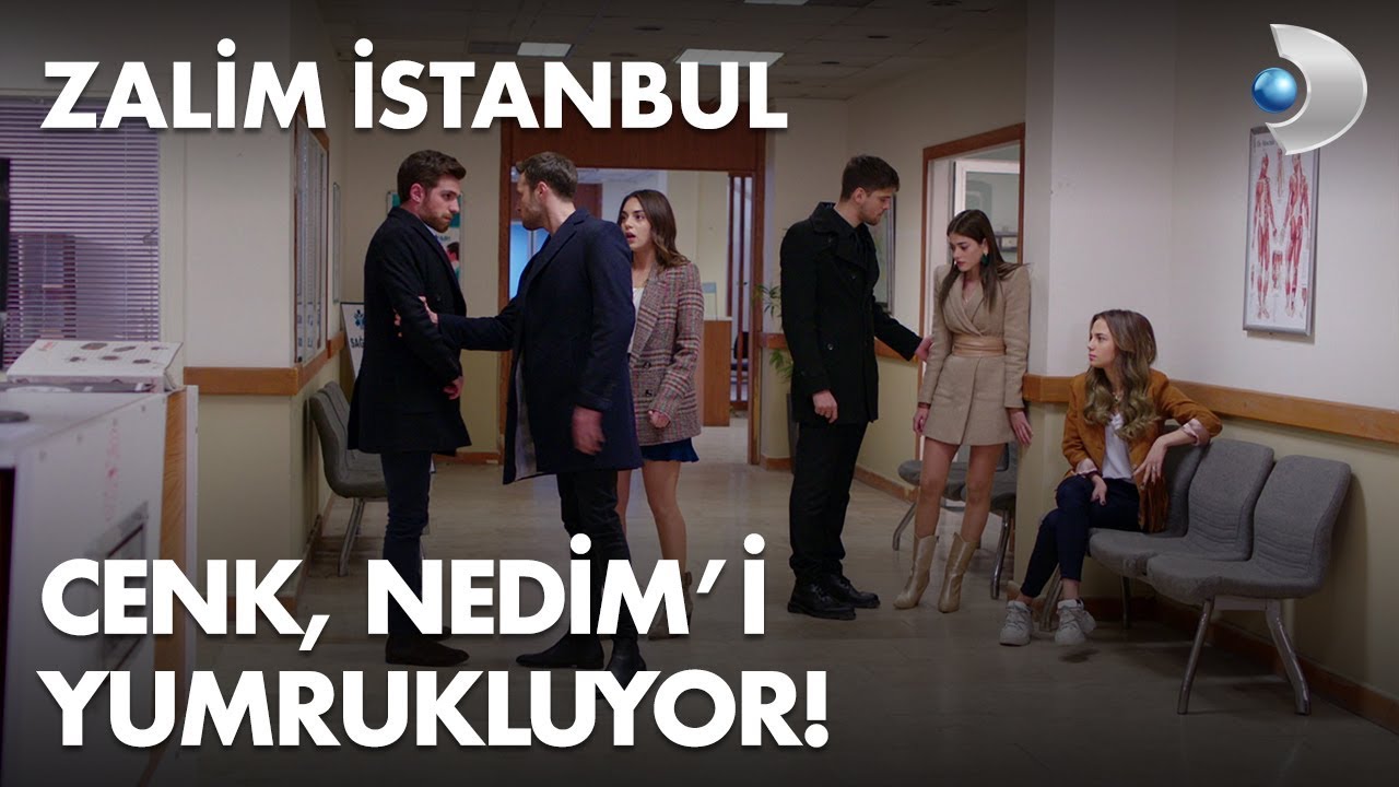 Cenk, suçladığı Nedim'e yumruk atıyor! Zalim İstanbul 34. Bölüm