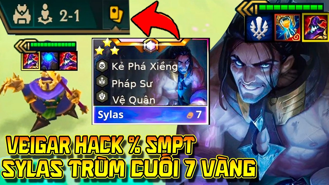2-1 ĐÃ CÓ VEIGAR - FARM %AP VĨNH VIỄN - LATE GAME TRIỆU HỒI TRÙM CUỐI SYLAS 7 VÀNG THẾ GIỚI