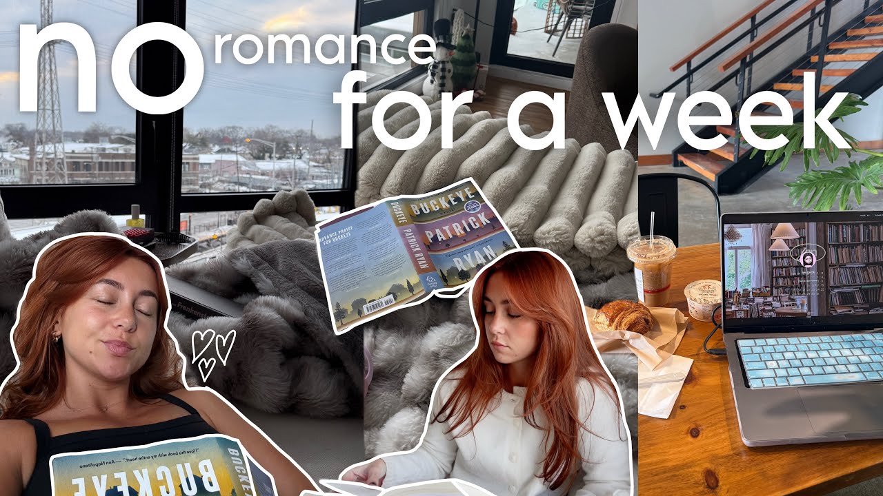 reading everything but romance for a week! | (anti) v-day reading vlog