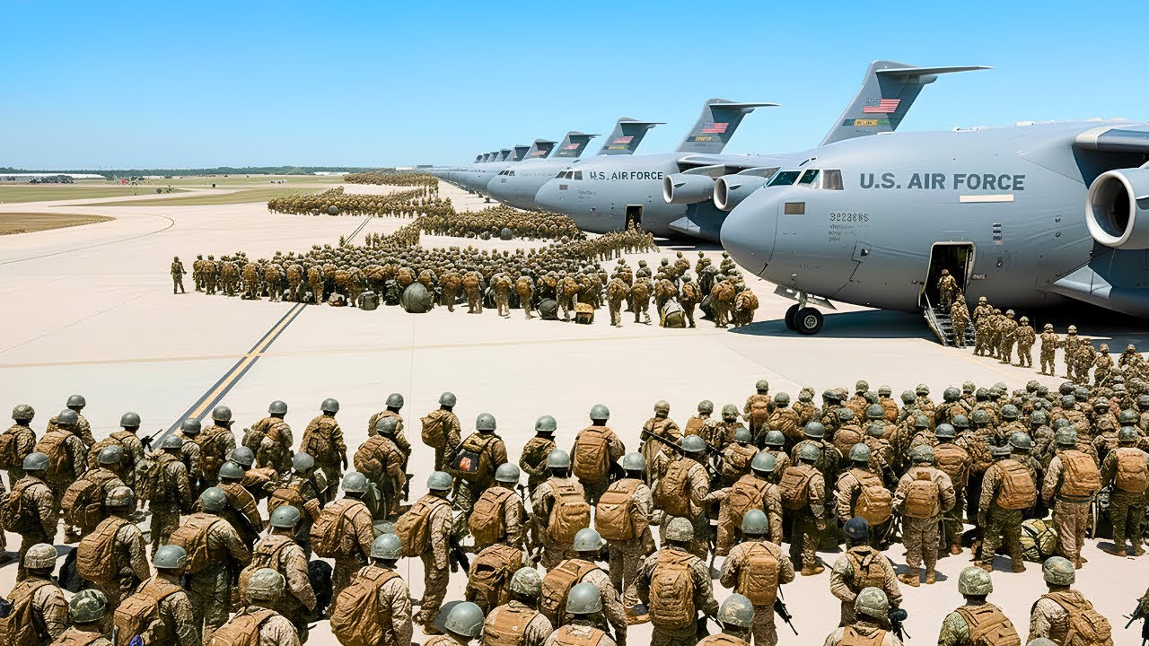 Denmark on HIGH ALERT! US C-17s Deploy Thousands of Elite American Troops to Greenland