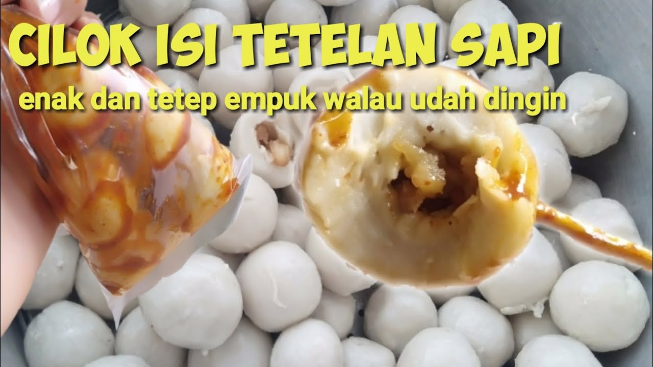 IDE JUALAN JAJANAN ‼️ CILOK ISI TETELAN SAPI ENAK DAN BIKIN NAGIH