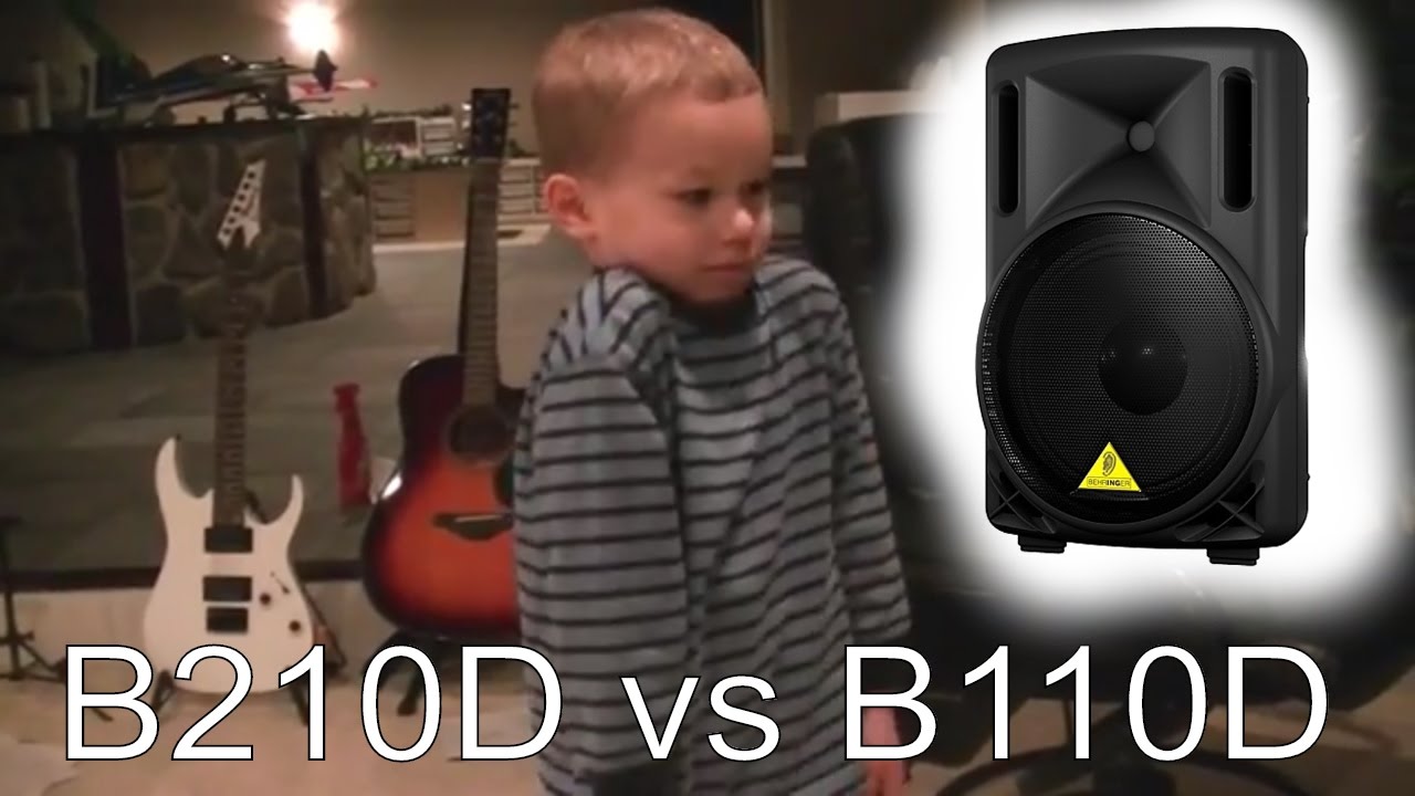 BEHRINGER EUROLIVE b110d vs b210d speaker review