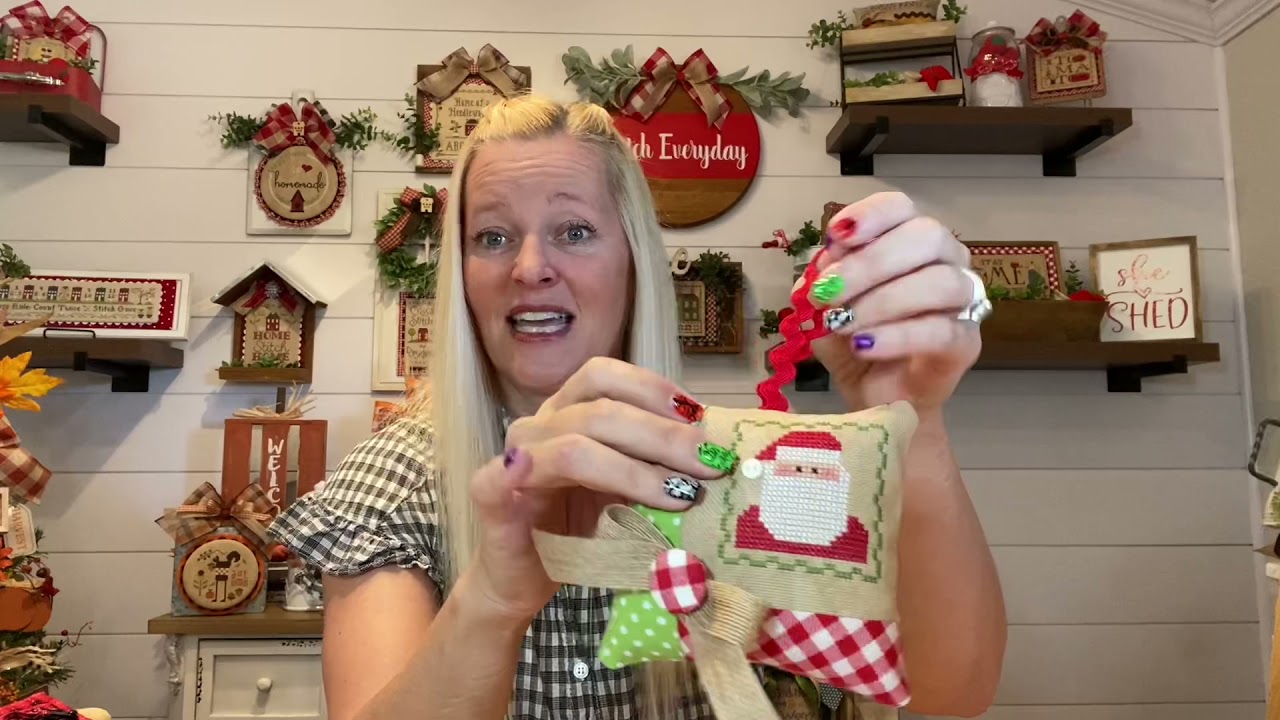 Flosstube #47 Javagirlstitches Gingerbread, hot cocoa and Christmas 🎄