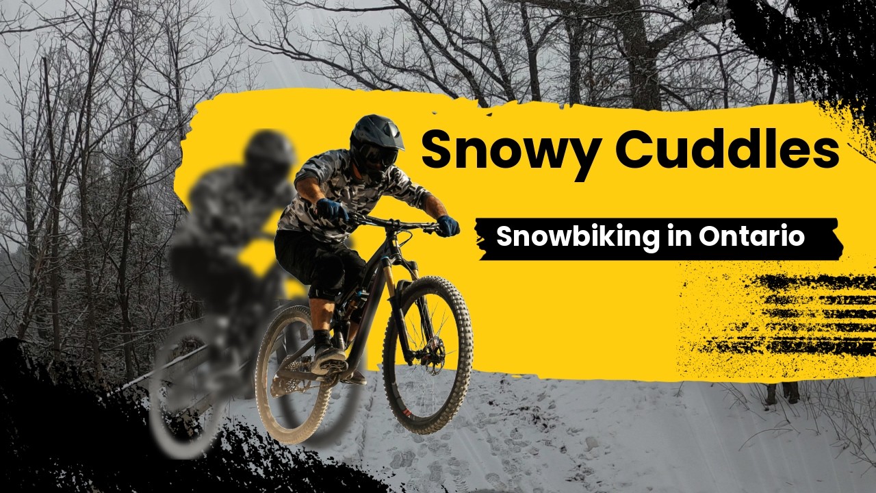 Snow Is Falling and I'm Still Riding | Winter Cycling Canada ❄️
