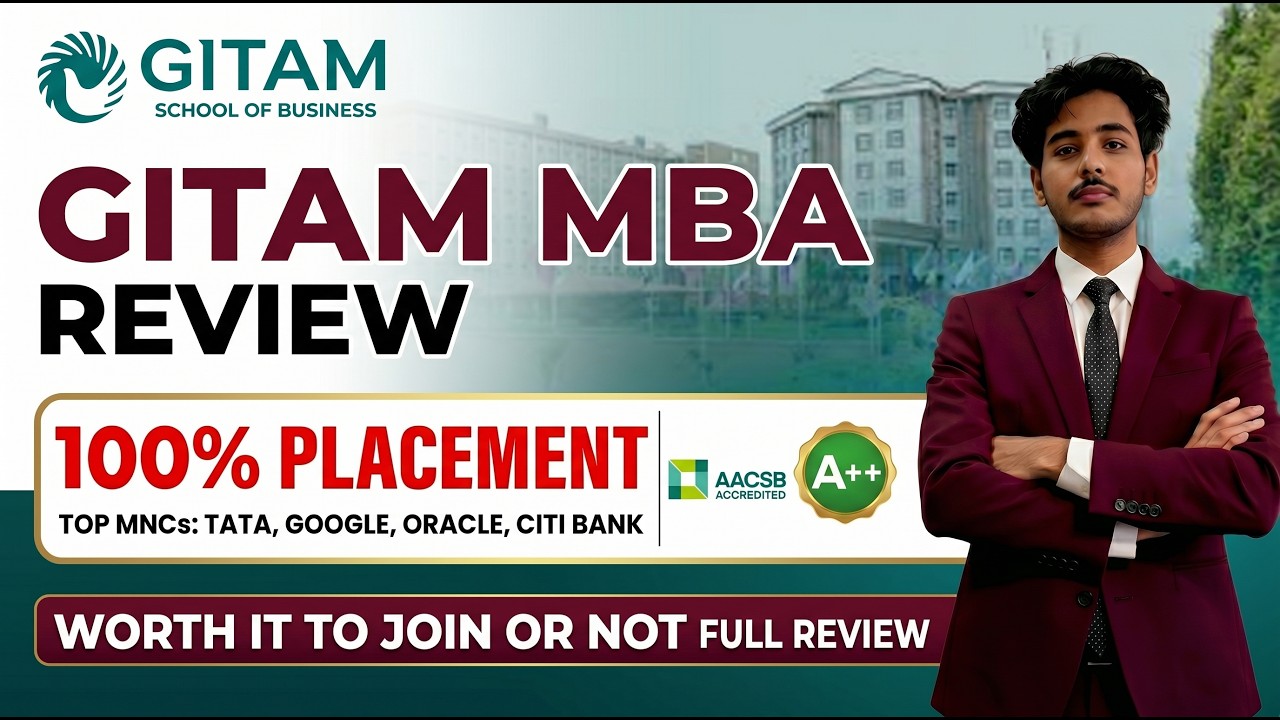 GITAM Bangalore MBA Review 2026 | Fees, Placements, Highest Package & Eligibility Best MBA College