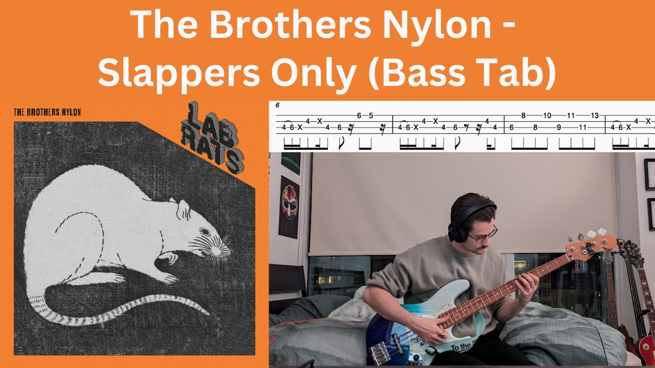 The Brothers Nylon - Slappers Only [Bass cover + Tabs]