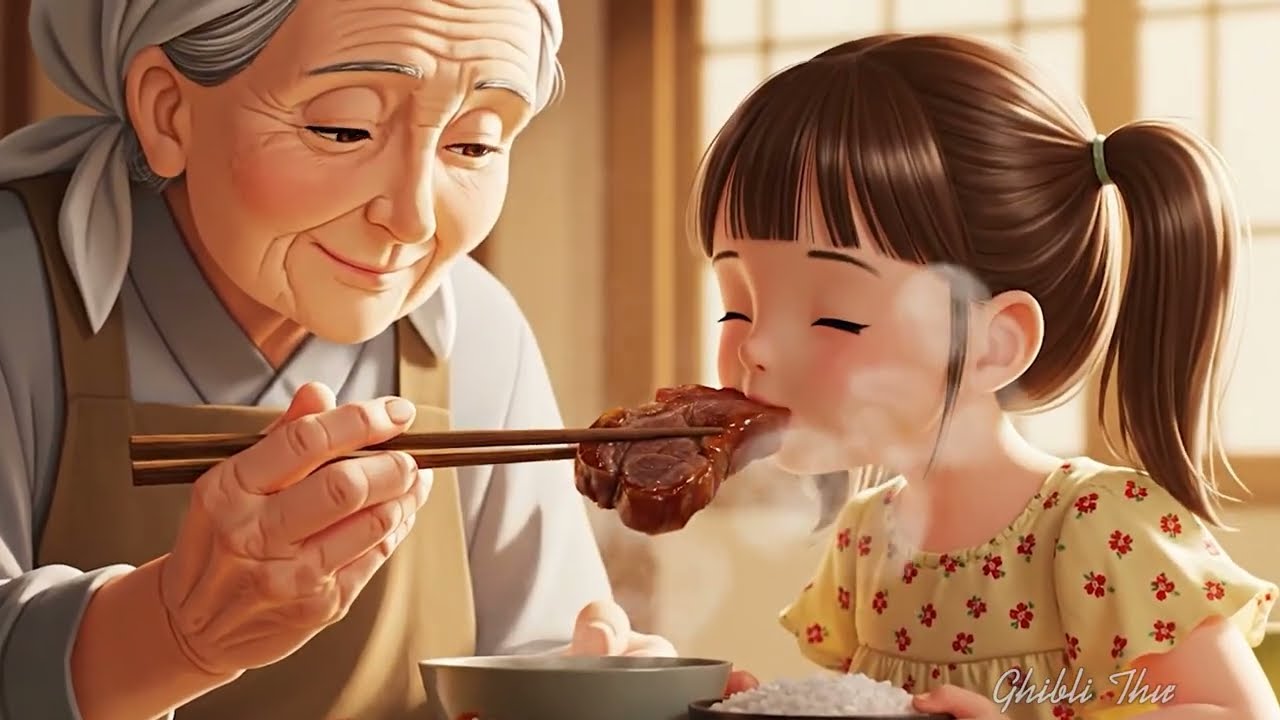 The Gift of Rain: Cozy Family Hotpot Dinner | Ghibli Style Video