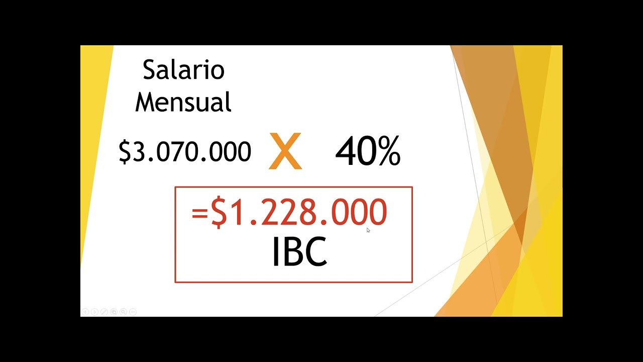 Pasos para calcular el IBC (Ingreso Base de Cotizaci&oacute;n)