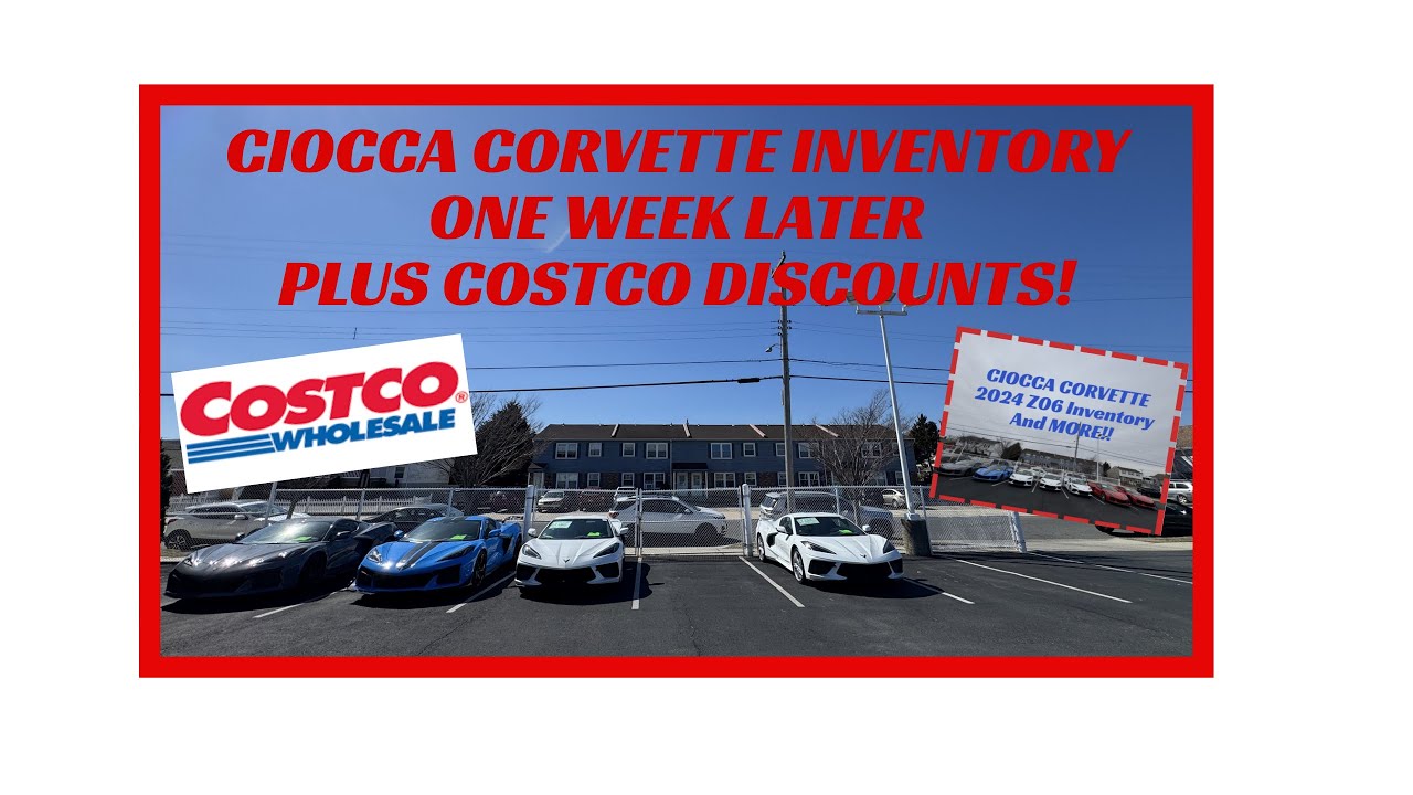 Неделю спустя - Обзор инвентаря Ciocca Corvette - Z06 - E-Ray - Скидки Costco!!