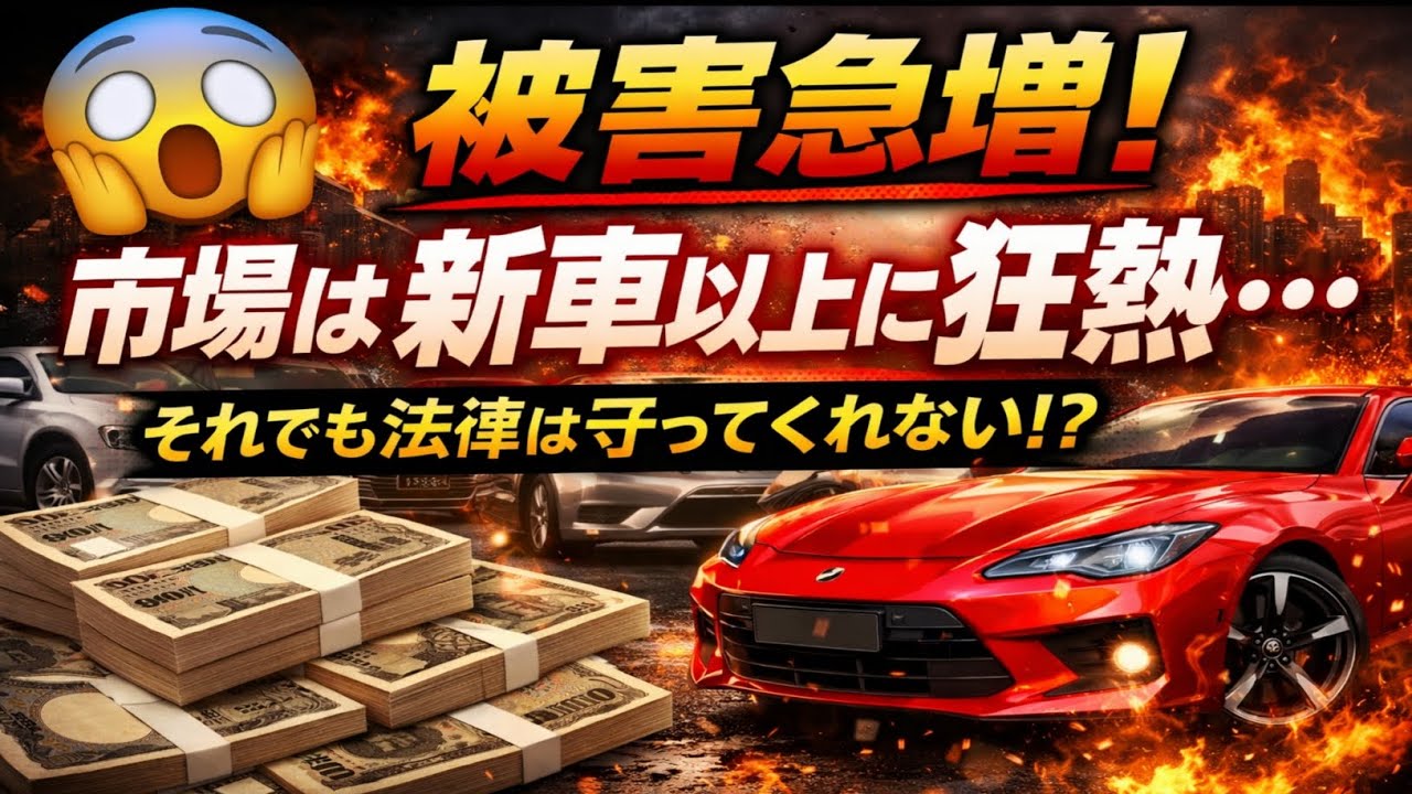 😱【被害急増】市場は新車以上に狂熱…それでも法律は守ってくれない!? 今すぐ知るべき真実