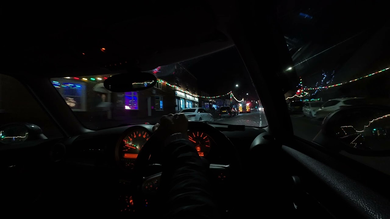 DJI OSMO Action 4 - Low Light Night Time POV Drive In The Cooper #asmr