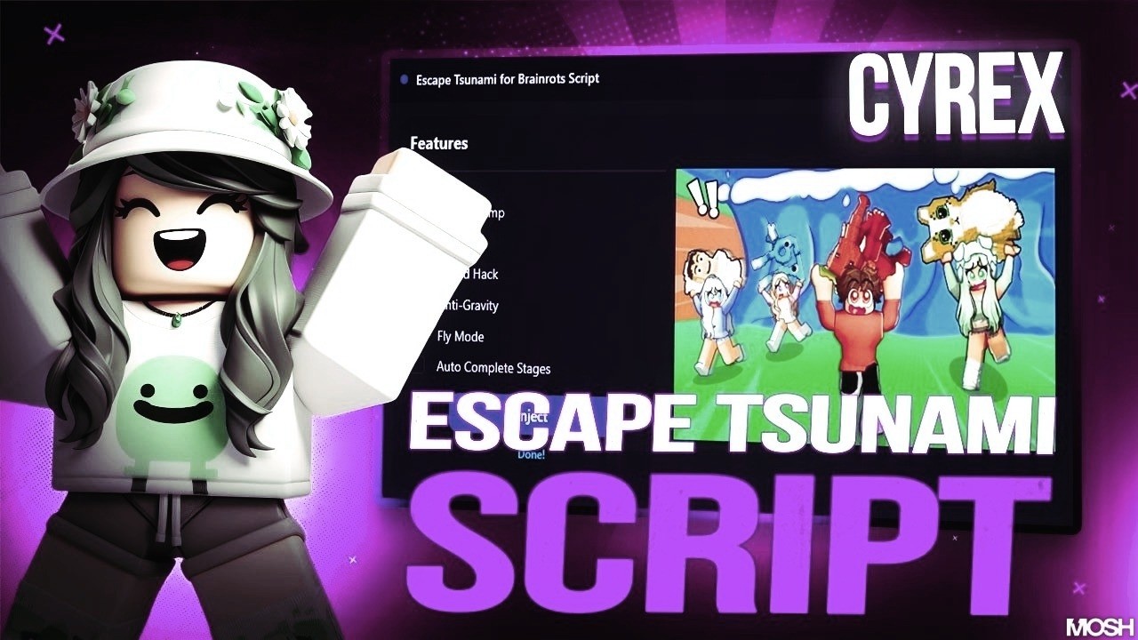 Escape Tsunami For Brainrots Script *NO KEY* - TP TO END, DUPE, ARCADE FARM, AUTO FARM