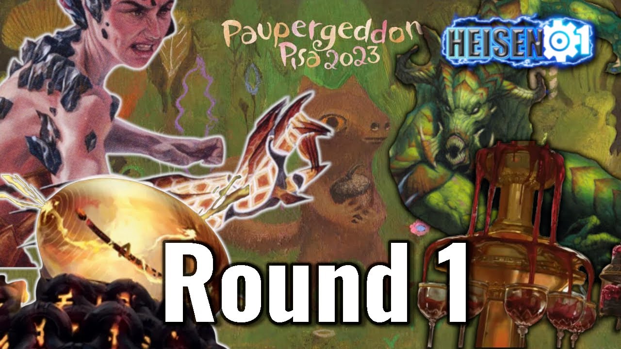 PauperGeddon Pisa 2023 - Day 1 - Round 1 - With Gavin Verhey From @GoodMorningMagic