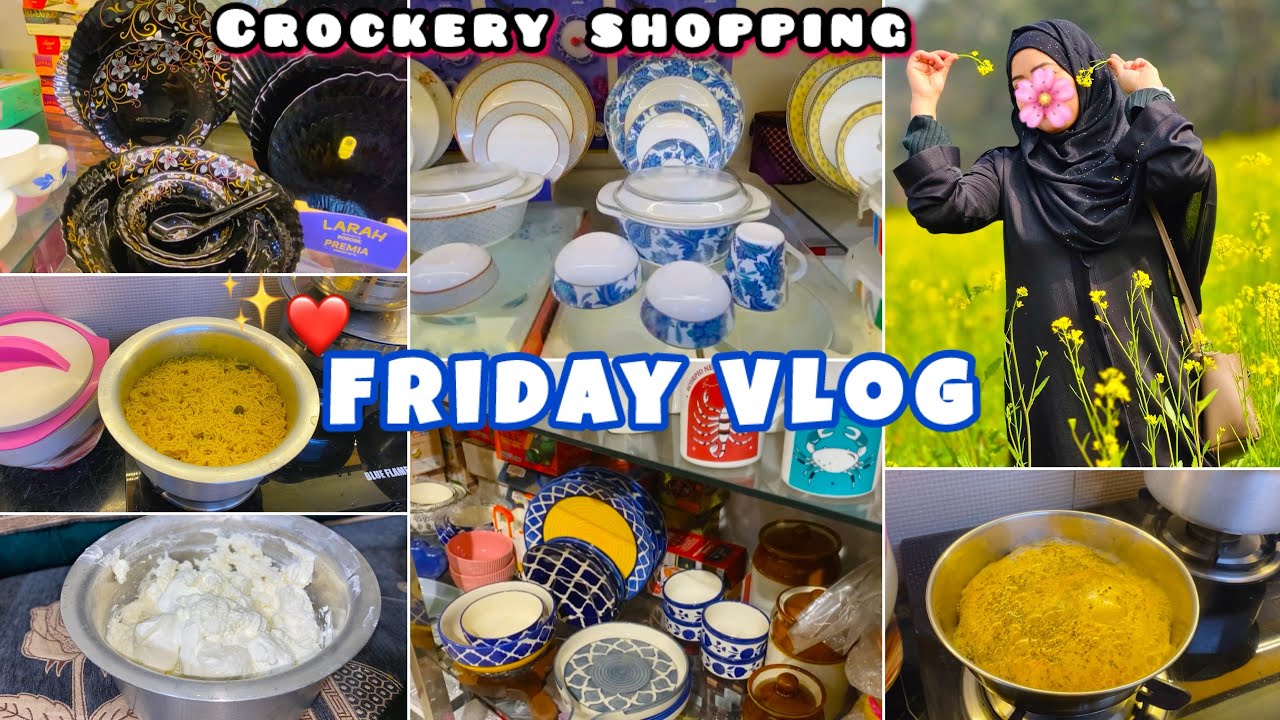 Friday Peaceful Routine 💫♥️ Kitchen Shopping 🛍️ Looking For Aesthetic Kitchen Finds😍🌸✨ 
