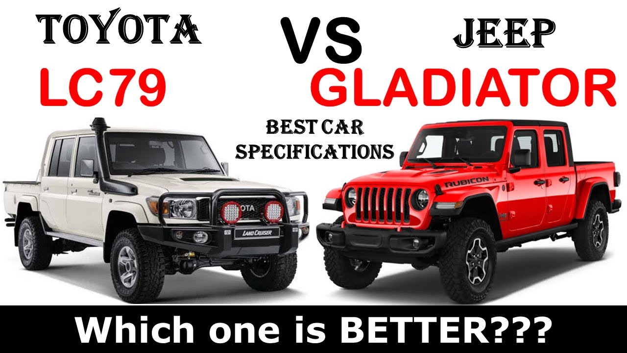 ALL NEW Toyota LANDCRUISER LC79 Vs ALL NEW Jeep GLADIATOR | Which one is better ?