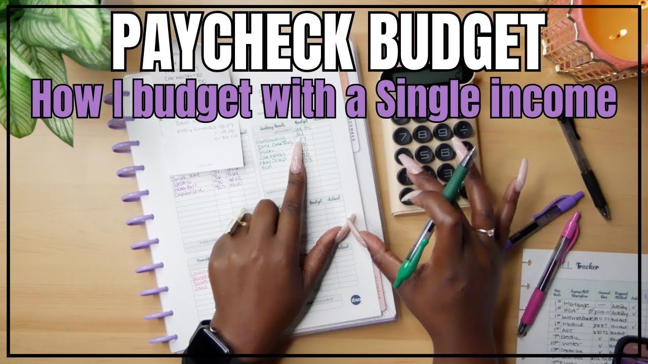 BI-WEEKLY PAYCHECK BUDGET | SINGLE INCOME | 1ST PAYCHECK IN SEPTEMBER
